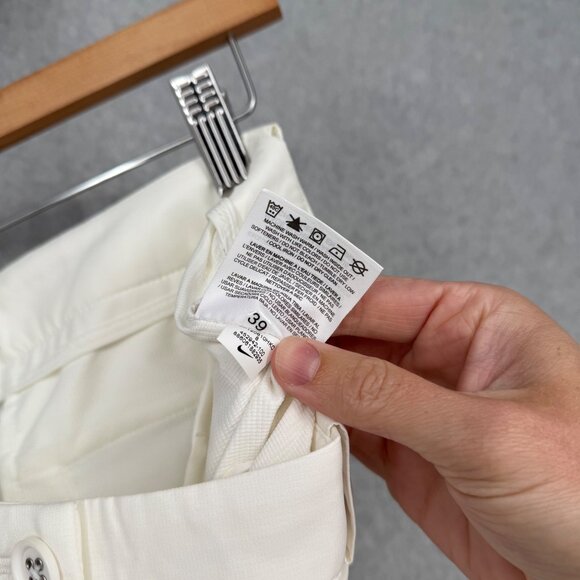 Nike Womens Dri-Fit Golf Tour Shorts Size 8 White Performance Stretch 10" Inseam - Picture 7 of 11